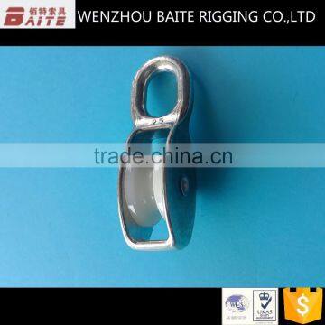 Industrial Small Pulley Manufacturer Metal Zinc Alloy Single Swivel Belt Pulley With Single Rigid Wheel photo-4