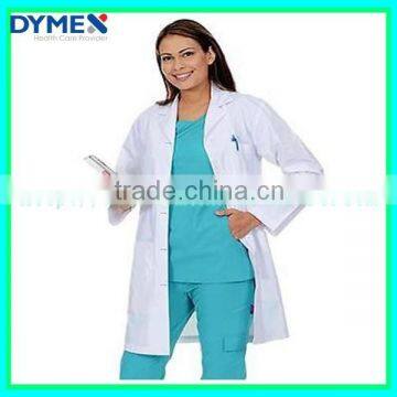 Dymex 100% Cotton White Color Doctor Uniforms Doctor Coat Lab Coat photo-2