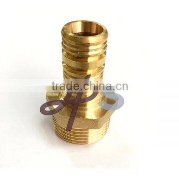 Hot forging brass male coupling for PEX plastic pipe