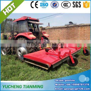 Farm machine tractor PTO driven double discs rotary mower slasher