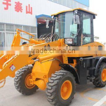 1800kg small wheel loader ZL18 / ZL918 wheel loader with wood grapple / 4WD 1.8T mini wheel loader with CE / 1.8ton wheel loader