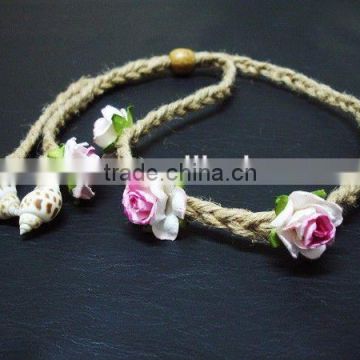 Handmade Rose Daisy Sakura Floral Hair Band Flower Headband Crown Hippy Boho H077