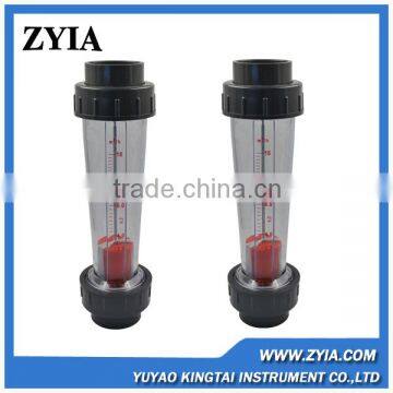 Low cost plastic water flow meter measurement (rotameter)