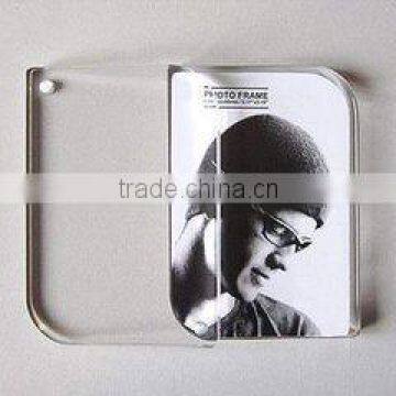 magnetic-iron acrylic crystal picture frame made in china