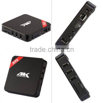 2016 Factory Hotsale Android TV Box IPTV Amlogic S905 Quad Core Android5.1 DDR3 1G 8G H96 photo-6