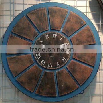 Vintage mdf wall clock small quantity for home using