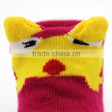 Soft Fancy 3d Baby Socks With Cartoon Pattern photo-2