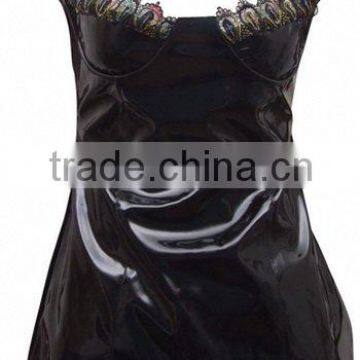 PVC Dress With Handmade Lace