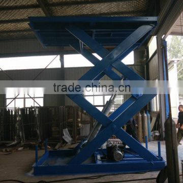 warehouse goods hydraulic fixed scissor lift