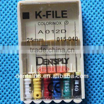 Dentsply Colorinox dentsply k files