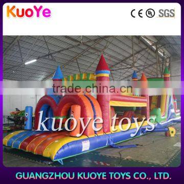 inflatable obstacle trampoline,new obstacle course,bouncy obstacle games inflatable