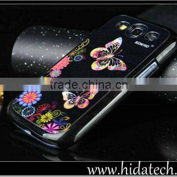 For Samsung Galaxy S3 i9300 Butterfly Flower Hard Case,Factory Direct Selling,OEM/ODM,In Stock SOKAD