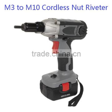 Electric Cordless Nut Riveter Impact Driver M3-M10