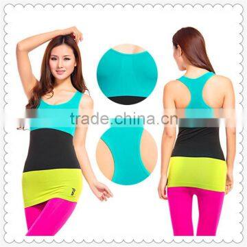 Beautiful women seamless long camisoles with stripe