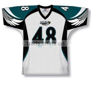 Polyester Spandex custom Sublimated Eagles American Football Jersey/Shirt