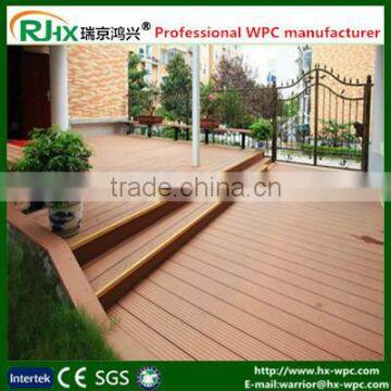 Hollow Design Black Plastic Composite Deck Board photo-5