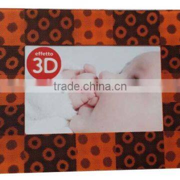 2014 New Design 3d Plastic Photo Frame