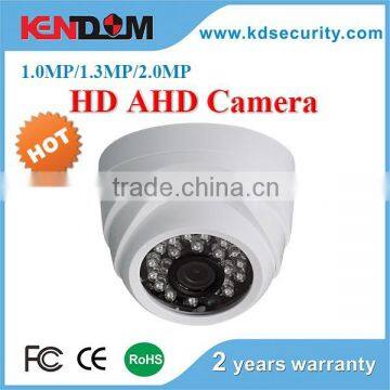 Kendom manufacturer China cctv surveillance system capture ir ahd dome camera with 24pcs ir leds