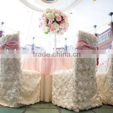 wedding style satin chair cover/ luxuary and fascinating satin chair cover