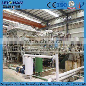 Jumbo rolling paper machine to make toilet paper