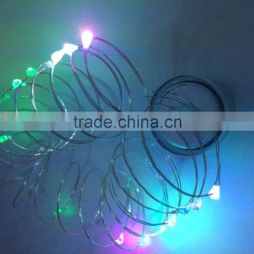 Christmas Party Garden Light AA Battery Dimmable Led String Lights Copper Wire 20ft LED Starry LightCopper Wire LED String Light photo-4