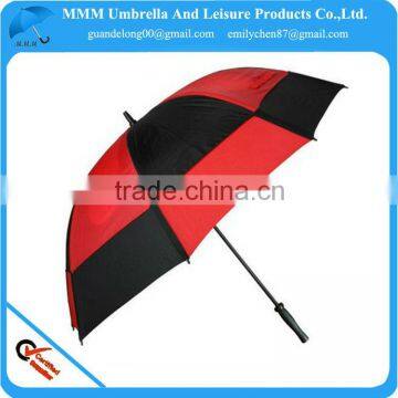 2014 red black alternative golf umbrella