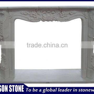 Beautiful marble cheap fireplace mantel