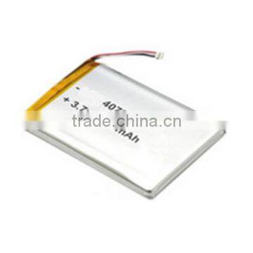 3.7v 650mah li-polymer battery /li polymer battery 4070100