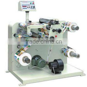 Automatic JFQ-320 Adhesive Tape / Label / Paper / PP / PVC / OPP / PET / PE / Foam / Fabric Roll Slitting Machine , CE Approved