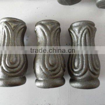 ornamental metal fence post collars