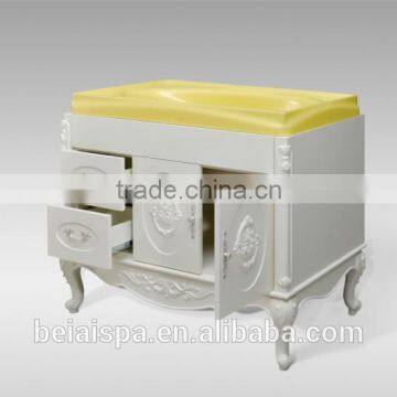 Hot bathroom corner cabinet, bathroom baby bathtub