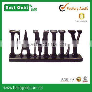 Wood Decorative Plaque wood words with base