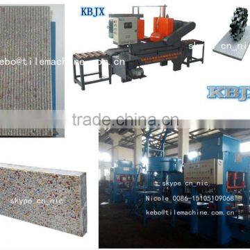 KB-125TW automatic interlocking paving stone forming machine