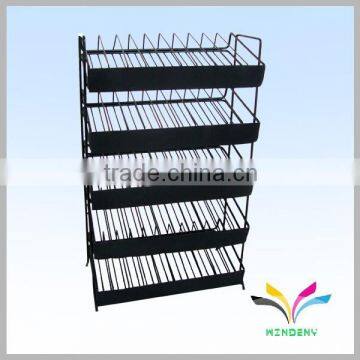 Makeup shop retail metal nail polish display shelf