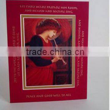 cheap unique design paper christmas photo frame 15x20cm