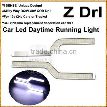 5.3" inch auto parts cob PLASMA thickness 5mm flexible daytime running light 12v mini led indicator lights