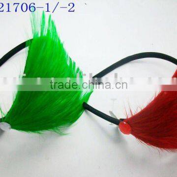 stock feather flower headdress