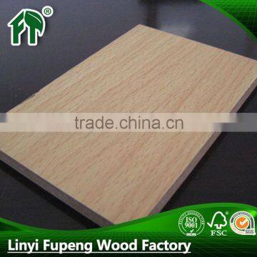 melamine plate type melamine mdf board wood panel