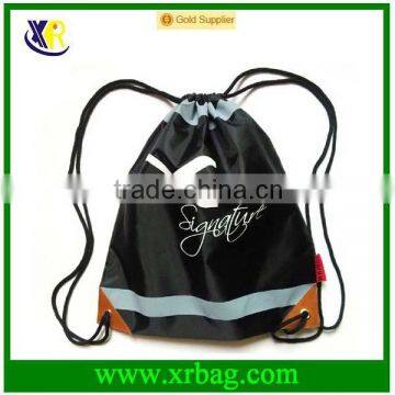 custom printed promotional cheap drawstring gym bag