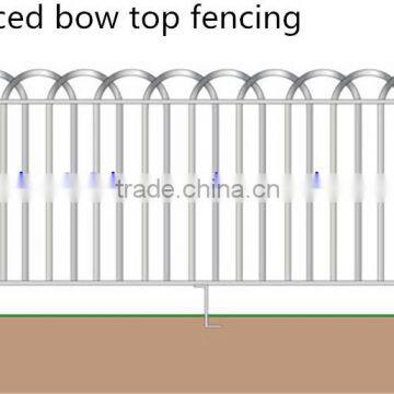 Interlaced Bow Top Fencing/Interlaced Bow Top Railings