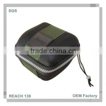 Fabric +EVA Waterproof Customized Watch Case in EVA Foam With Zipper for Single Watch photo-3
