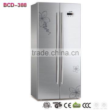 BCD -388 side by side refrigerator Fridge Freezer