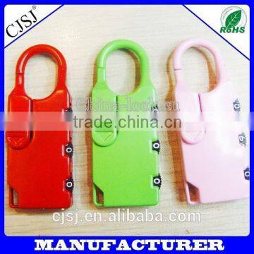 CJSJ lock factory wholesale new style zinc alloy combination security lock