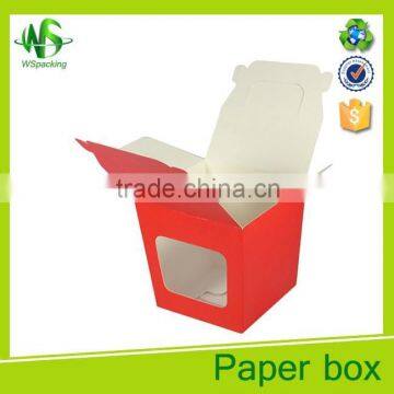 Folding cheap nuts box with window