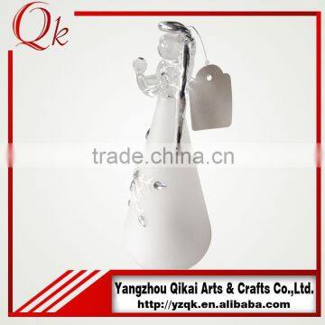 Wholesale Glass Angel With LED Light Made in China for Decoration photo-6