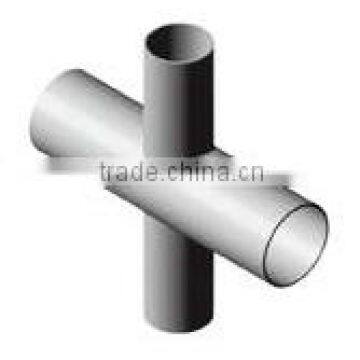 Unequal 4-way cross pipe fitting manufacturer