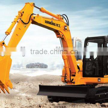 8ton lonking hydraulic crawler excavator LG6085