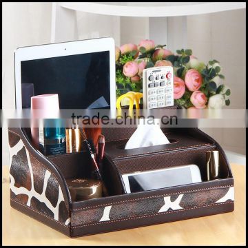 Creative multi function equisite leather tea table bo KTV European bo tissue bo factory wholesale custom