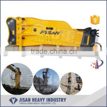 box silent type rock hammer breaker fits to 28-40 ton excavator