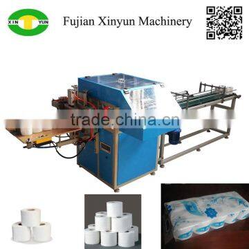 Semi Automatic Multi Toilet Paper Rolls Sealing and Packing Machine